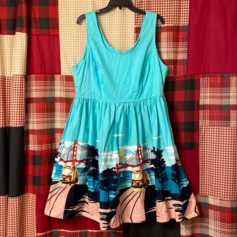 Modcloth X Collectif Golden State Of Mind Dress - image 2